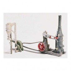 HO Steam Engine/Hammer Mill Multi-Colored   